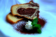 Bábovka - mramorová