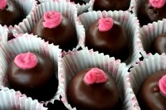 Vánoční cukroví - kuličky s višněmi