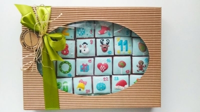 Perníkový adventní kalendář pro kluky