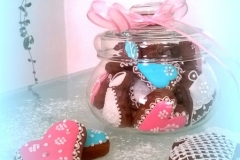 Vánoční perníčky ve skleněné dóze