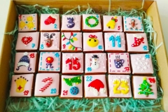 Perníkový adventní kalendář pro Malvínku