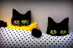 Polštářky s kočičkama tulačkama