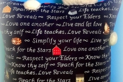 Polštářek s bílou kočičkou