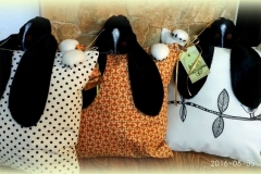 Polštářky na objednávku - tři hafani :-)