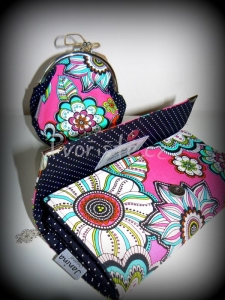 Souprava - rámečková a harmoniková peněženka podle Mariny