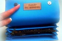 Harmoniková peněženka dlouhá - uvnitř