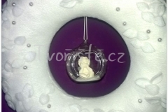 Adventní věnec na dveře podle Mariny