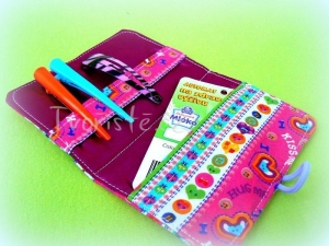 Kapsička na kartu a sponky ke kabelce Eliška