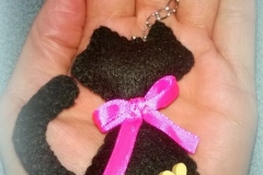 Přívěšek z filcu - kočička